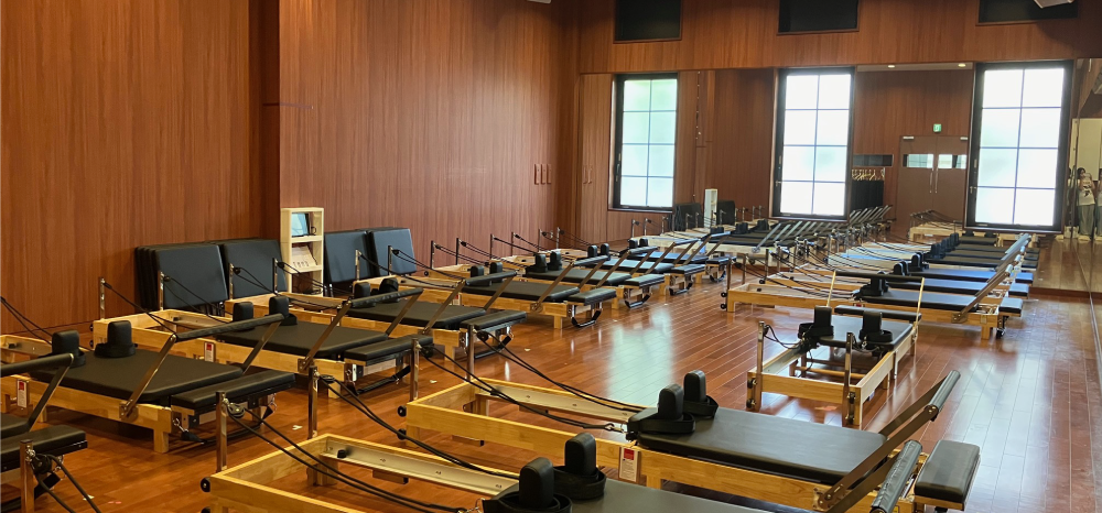 ピラティスリフォーマー導入後設置の写真