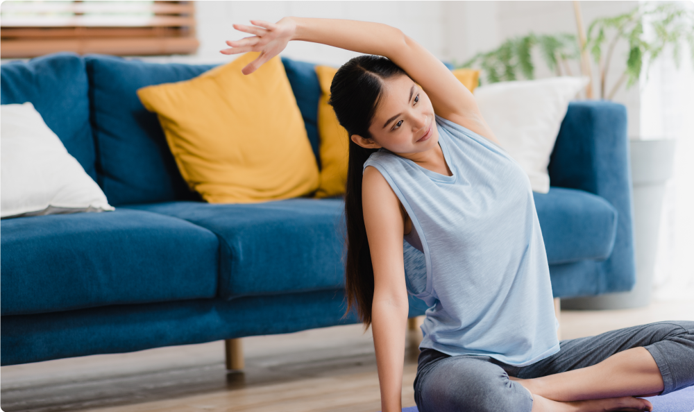 商品の製造をしている従業員の写真