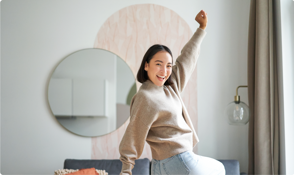 手を合わせて一致団結している写真