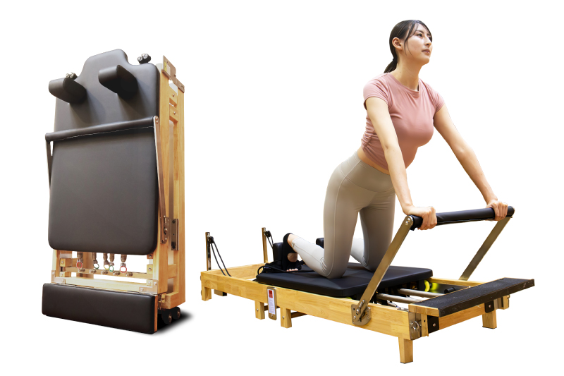 折り畳みピラティスリフォーマー