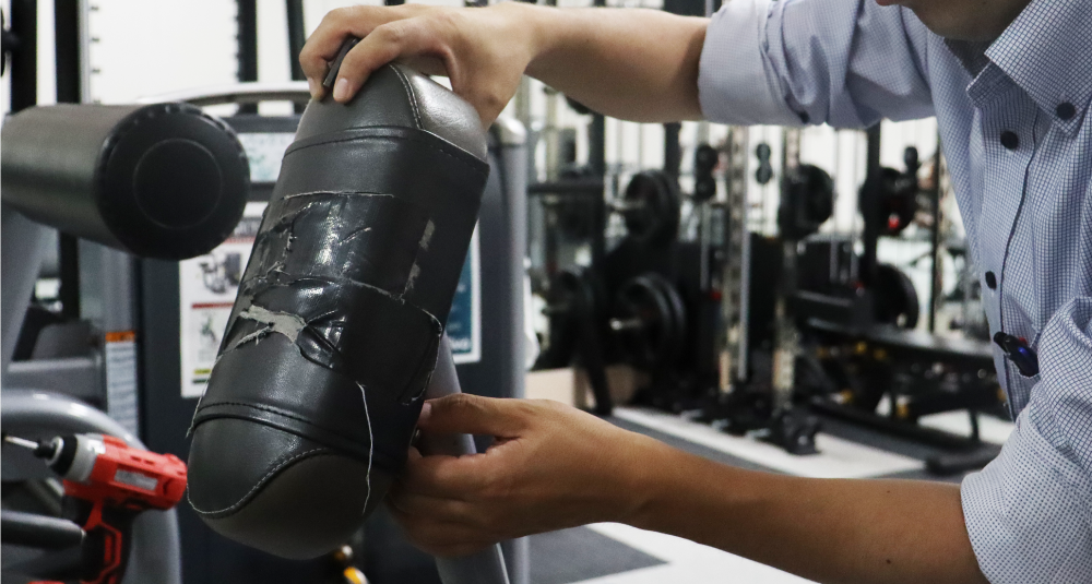 店舗間取りを設計している画像